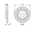 BOSCH Brzdov kotou - 275 mm ‐ BO 0986479619