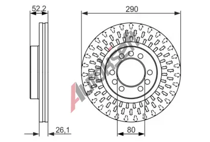 BOSCH Brzdov kotou - 290 mm BO 0986479626, 0 986 479 626