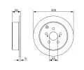 BOSCH Brzdov kotou - 269 mm BO 0986479658, 0 986 479 658