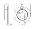 BOSCH Brzdov kotou - 307 mm BO 0986479665, 0 986 479 665