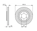 BOSCH Brzdov kotou - 304 mm BO 0986479694, 0 986 479 694