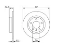 BOSCH Brzdov kotou - 289 mm BO 0986479715, 0 986 479 715