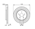 BOSCH Brzdov kotou - 319 mm BO 0986479722, 0 986 479 722