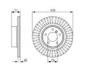 BOSCH Brzdov kotou - 330 mm BO 0986479727, 0 986 479 727