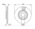 BOSCH Brzdov kotou - 340 mm BO 0986479734, 0 986 479 734