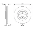 BOSCH Brzdov kotou - 345 mm BO 0986479747, 0 986 479 747