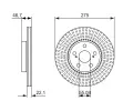BOSCH Brzdov kotou - 275 mm BO 0986479767, 0 986 479 767