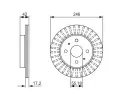 BOSCH Brzdov kotou - 246 mm BO 0986479769, 0 986 479 769