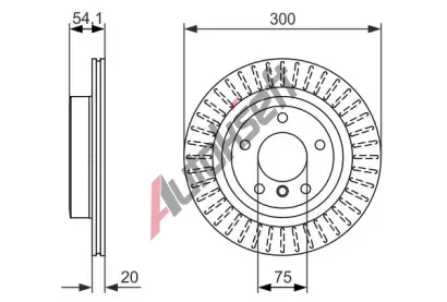 BOSCH Brzdov kotou - 300 mm BO 0986479775, 0 986 479 775