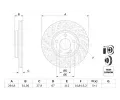 BOSCH Brzdov kotou - 295 mm BO 0986479A02, 0 986 479 A02