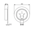 BOSCH Brzdov kotou - 286 mm BO 0986479A10, 0 986 479 A10