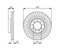 Brzdov kotou BOSCH ‐ BO 0986479A23