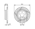Brzdov kotou BOSCH ‐ BO 0986479A78