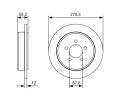 Brzdov kotou BOSCH ‐ BO 0986479A80