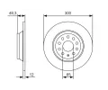 BOSCH Brzdov kotou - 300 mm BO 0986479A84, 0 986 479 A84