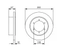 BOSCH Brzdov kotou - 280 mm BO 0986479A94, 0 986 479 A94