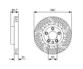 BOSCH Brzdov kotou - 360 mm BO 0986479B13, 0 986 479 B13