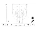 BOSCH Brzdov kotou - 247 mm BO 0986479B40, 0 986 479 B40