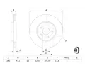 BOSCH Brzdov kotou - 300 mm BO 0986479B44, 0 986 479 B44