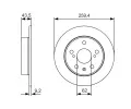 Brzdov kotou BOSCH ‐ BO 0986479C44