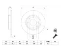 BOSCH Brzdov kotou - 248 mm BO 0986479C54, 0 986 479 C54