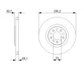 BOSCH Brzdov kotou - 330 mm BO 0986479C82, 0 986 479 C82