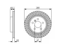 BOSCH Brzdov kotou - 280 mm BO 0986479C97, 0 986 479 C97
