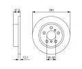 BOSCH Brzdov kotou - 290 mm BO 0986479D17, 0 986 479 D17