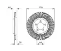 BOSCH Brzdov kotou - 320 mm BO 0986479D19, 0 986 479 D19