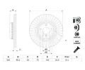 BOSCH Brzdov kotou - 345 mm BO 0986479E06, 0 986 479 E06
