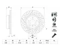 BOSCH Brzdov kotou - 338 mm BO 0986479E09, 0 986 479 E09