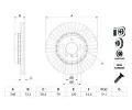 BOSCH Brzdov kotou - 348 mm BO 0986479E24, 0 986 479 E24