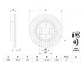 Brzdov kotou BOSCH ‐ BO 0986479E35