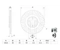 Brzdov kotou BOSCH ‐ BO 0986479E41