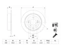 BOSCH Brzdov kotou - 302 mm BO 0986479E43, 0 986 479 E43