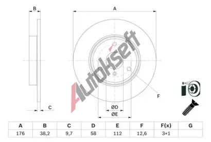 BOSCH Brzdov kotou - 280 mm BO 0986479E74, 0 986 479 E74