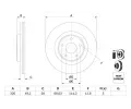 Brzdov kotou BOSCH ‐ BO 0986479F33