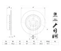 Brzdov kotou BOSCH ‐ BO 0986479G15