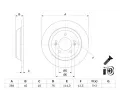 Brzdov kotou BOSCH ‐ BO 0986479G28