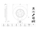 Brzdov kotou BOSCH ‐ BO 0986479G35