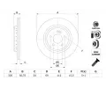 Brzdov kotou BOSCH ‐ BO 0986479G36