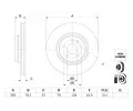 BOSCH Brzdov kotou - 355 mm ‐ BO 0986479G54