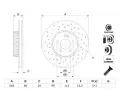 Brzdov kotou BOSCH ‐ BO 0986479H37