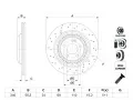 Brzdov kotou BOSCH ‐ BO 0986479H40