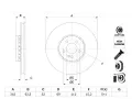 Brzdov kotou BOSCH ‐ BO 0986479H41