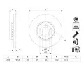 Brzdov kotou BOSCH ‐ BO 0986479H47