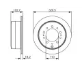 BOSCH Brzdov kotou - 330 mm BO 0986479R15, 0 986 479 R15