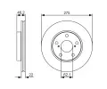 BOSCH Brzdov kotou - 275 mm BO 0986479R97, 0 986 479 R97