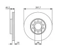 BOSCH Brzdov kotou - 288 mm BO 0986479S19, 0 986 479 S19