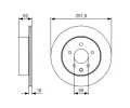 BOSCH Brzdov kotou - 292 mm BO 0986479S31, 0 986 479 S31